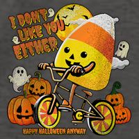 Halloween Costume Team Candy Corn I DonT Like You Either Vector Backpack