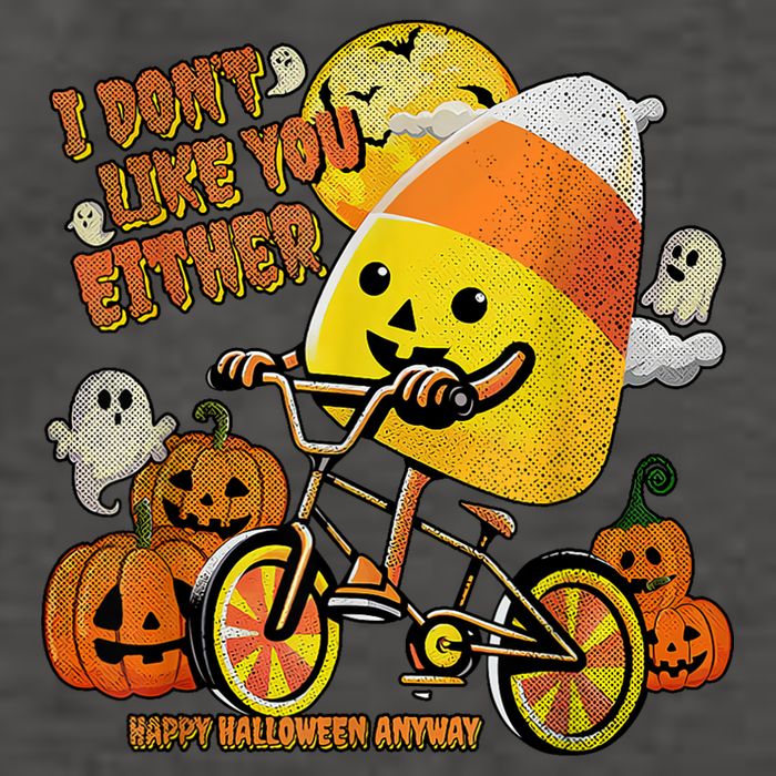 Halloween Costume Team Candy Corn I DonT Like You Either Vector Backpack