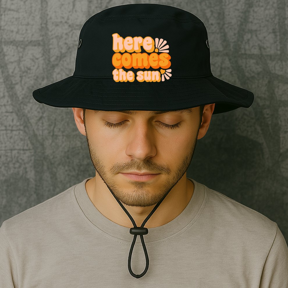 Here Comes The Sun Summer Vibes Bucket Hat