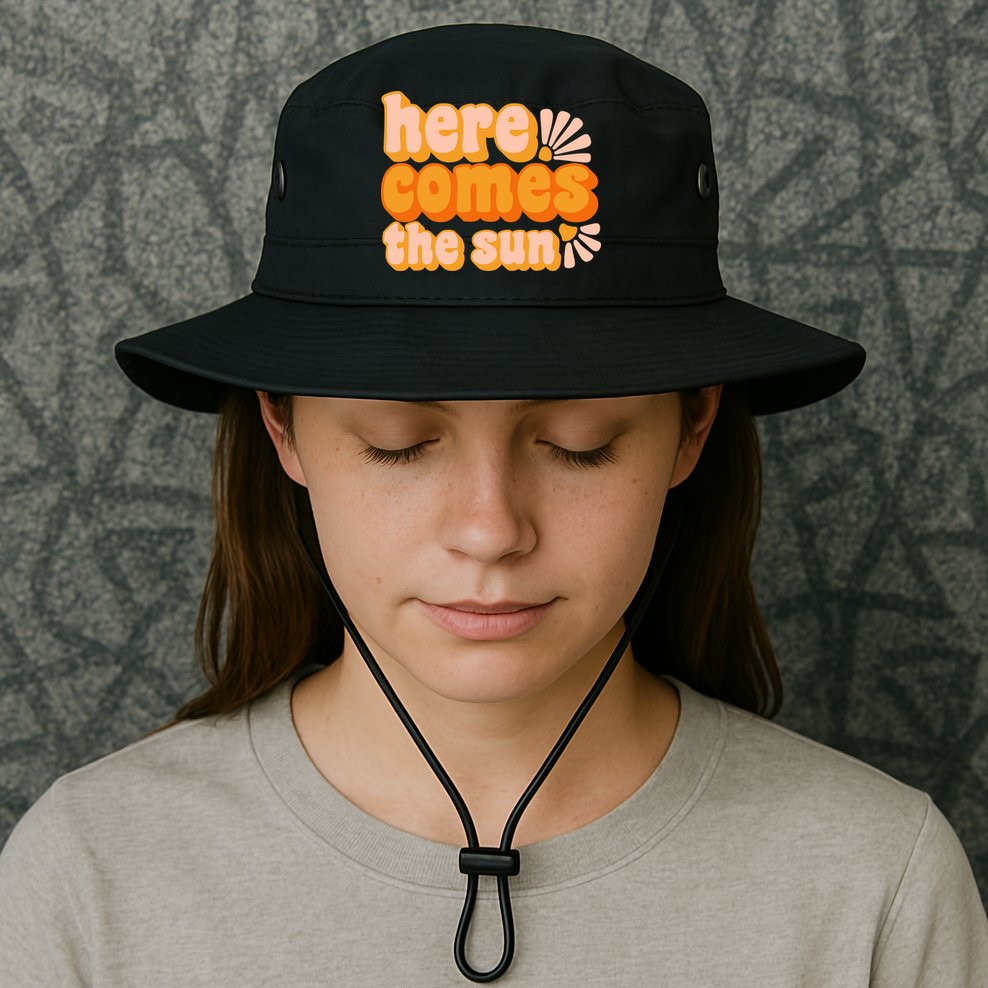 Here Comes The Sun Summer Vibes Bucket Hat