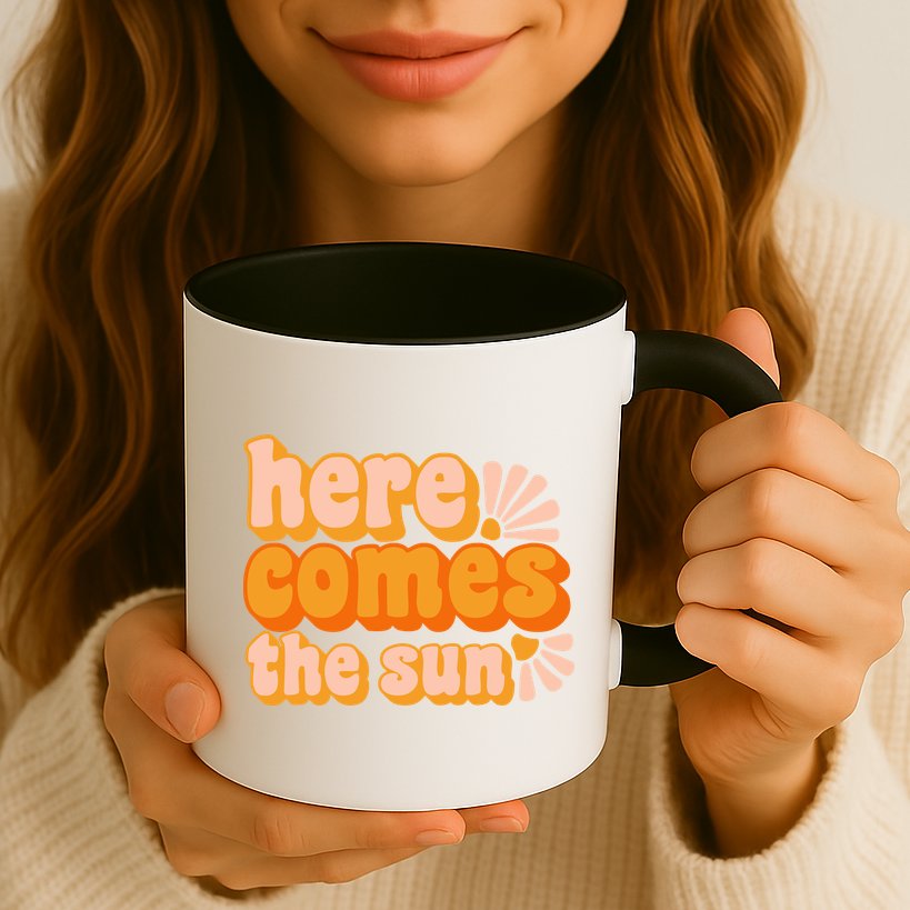 Here Comes The Sun Summer Vibes Mug
