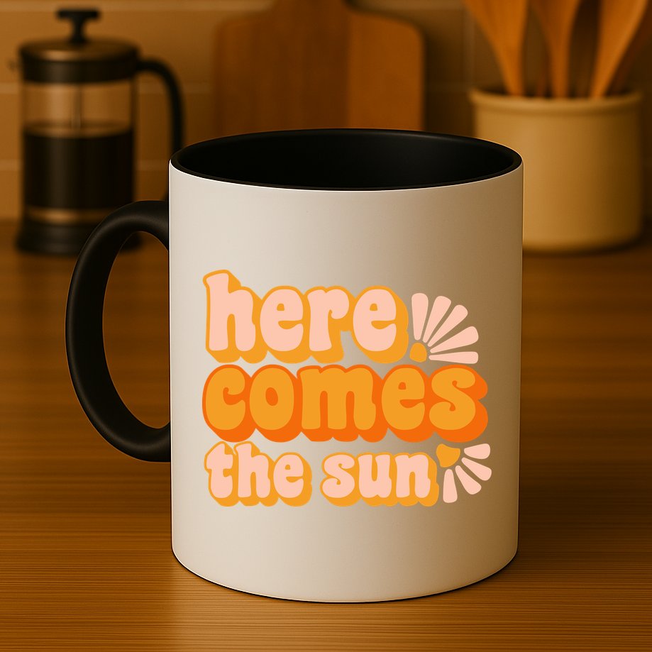 Here Comes The Sun Summer Vibes Mug