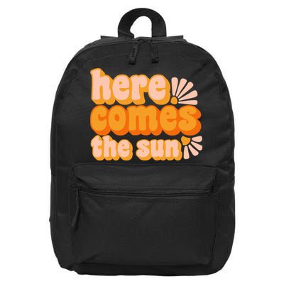 Here Comes The Sun Summer Vibes 16 in Basic Backpack