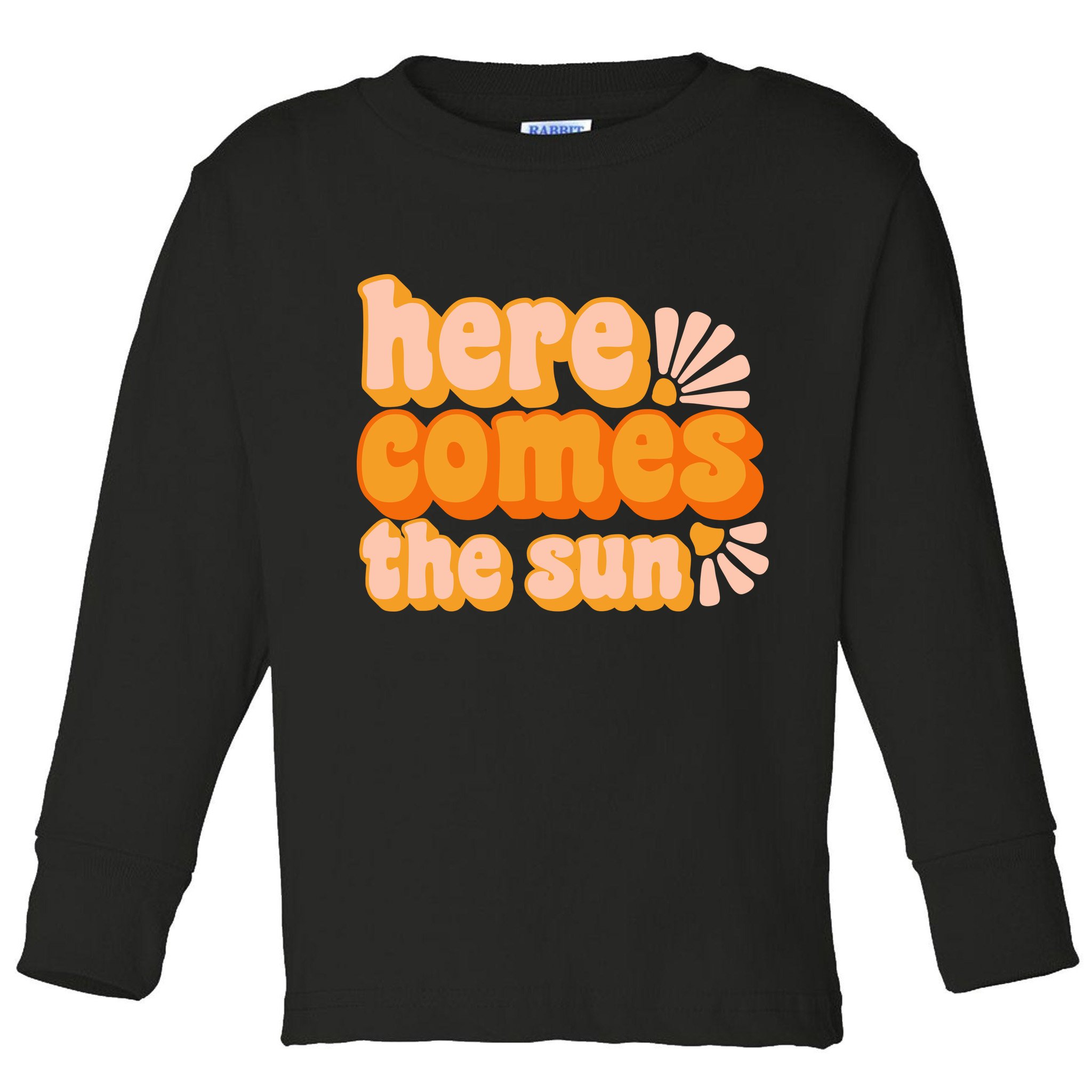 Here Comes The Sun Summer Vibes Toddler Long Sleeve Shirt