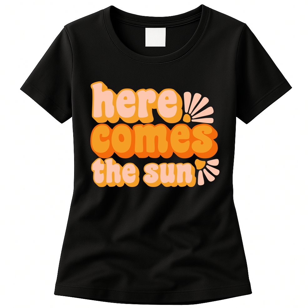 Here Comes The Sun Summer Vibes Womens T-Shirt