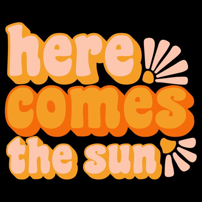 Here Comes The Sun Summer Vibes Short Acrylic Beanie