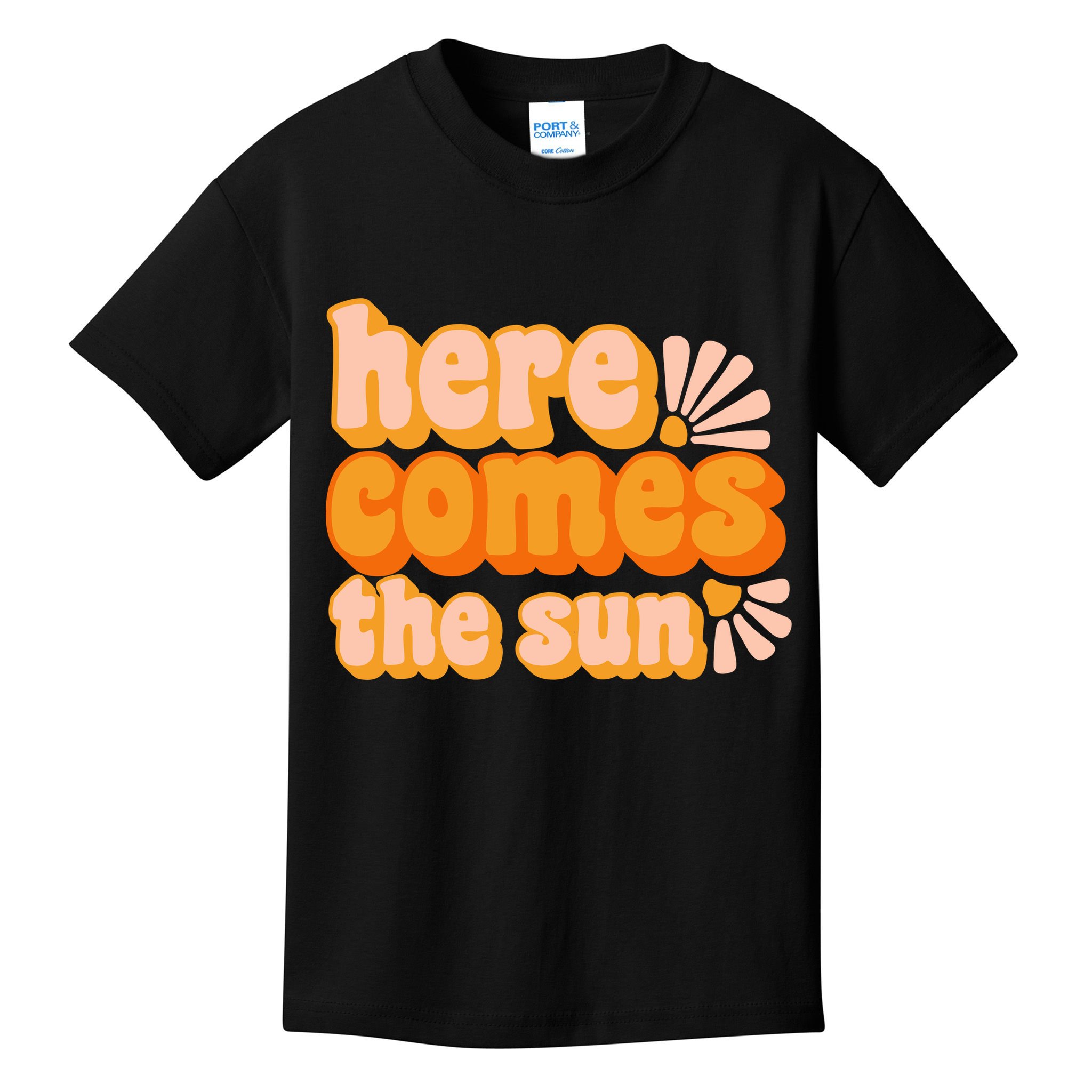 Here Comes The Sun Summer Vibes Kids T-Shirt