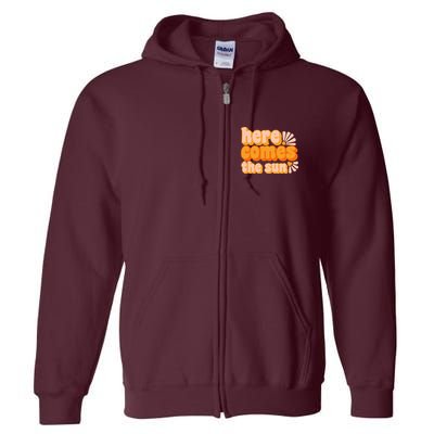 Here Comes The Sun Summer Vibes Full Zip Hoodie