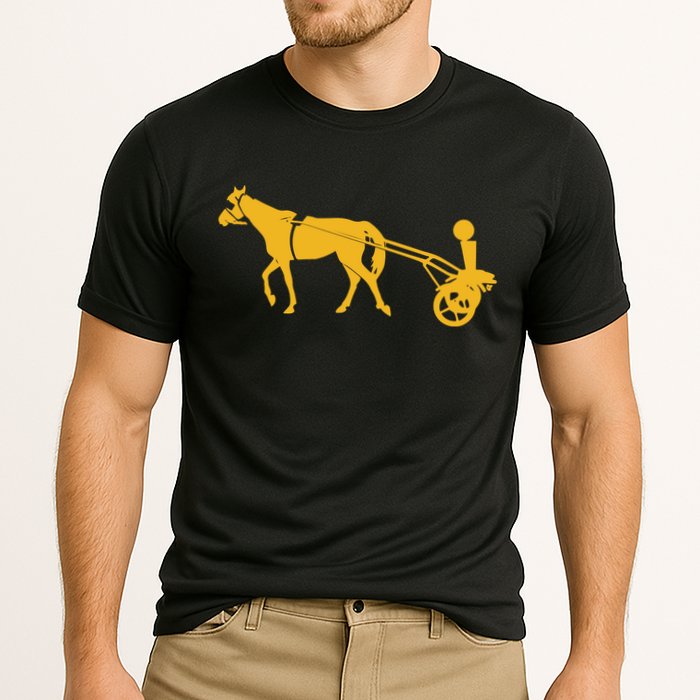 Horse Cart Trophy Cooling Performance Crew T-Shirt