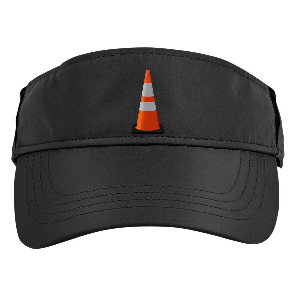 Halloween Costume Traffic Cone Funny Simple Safety Pylon Adult Drive Performance Visor