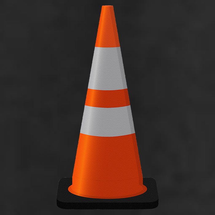 Halloween Costume Traffic Cone Funny Simple Safety Pylon 11oz C Handle Ceramic Mug