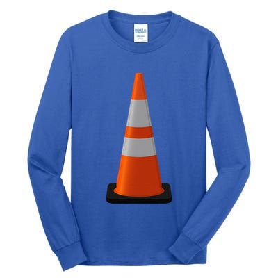 Halloween Costume Traffic Cone Funny Simple Safety Pylon Tall Long Sleeve T-Shirt