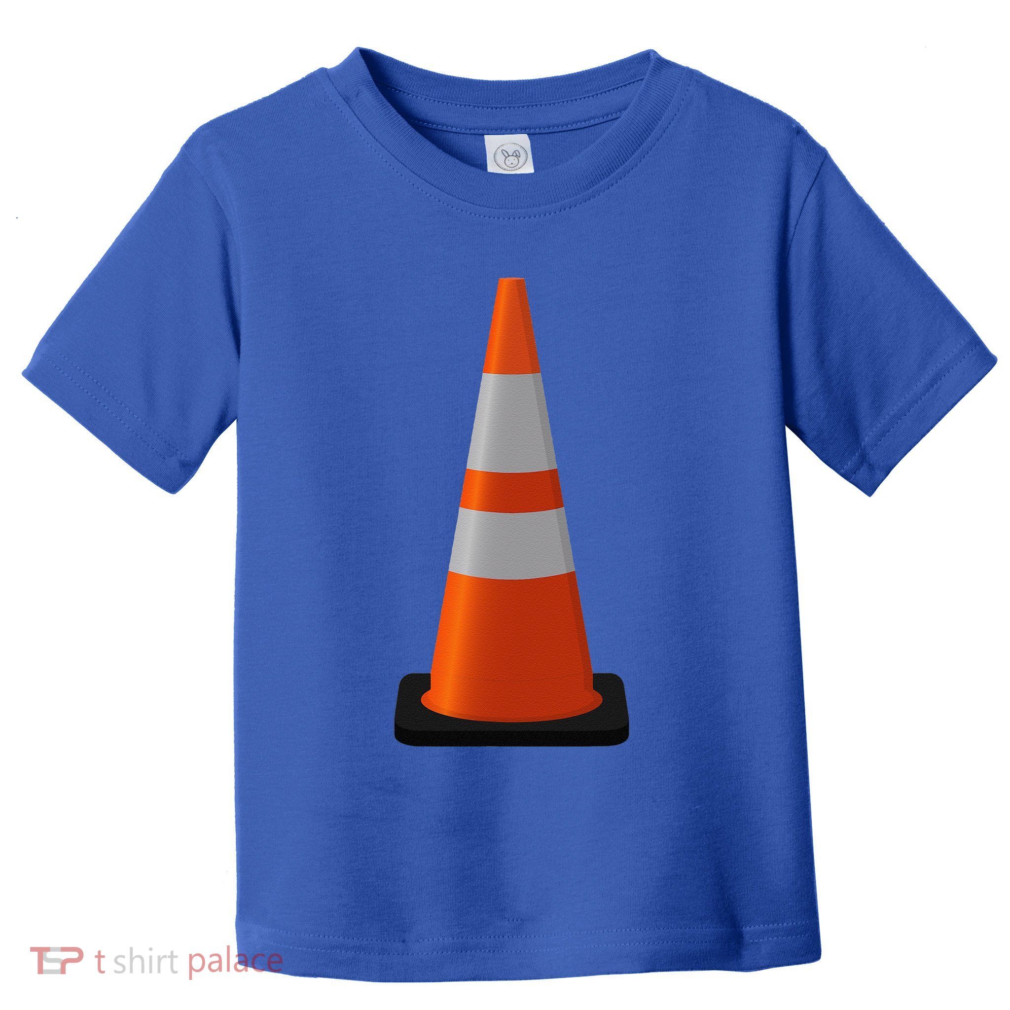 Halloween Costume Traffic Cone Funny Simple Safety Pylon Toddler T-Shirt