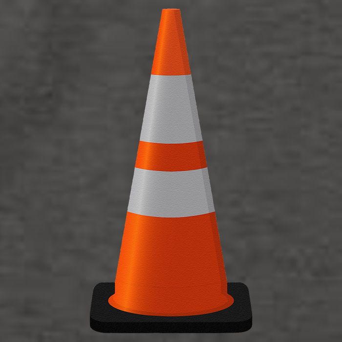 Halloween Costume Traffic Cone Funny Simple Safety Pylon Vector Backpack