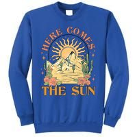 Here Comes The Sun Summer Vibes Summertime Vacation Funny Gift Sweatshirt