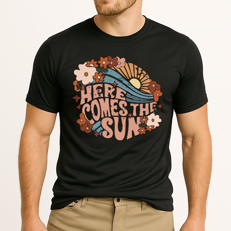 Here Comes The Sun Png Summer Cooling Performance Crew T-Shirt