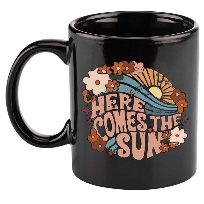 Here Comes The Sun Png Summer 11oz C Handle Ceramic Mug