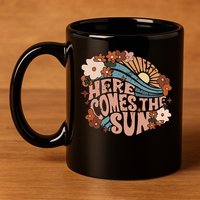 Here Comes The Sun Png Summer 11oz C Handle Ceramic Mug
