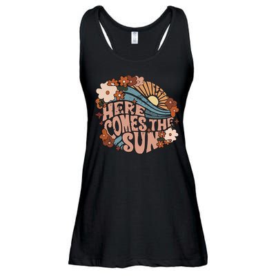 Here Comes The Sun Png Summer Ladies Essential Flowy Tank