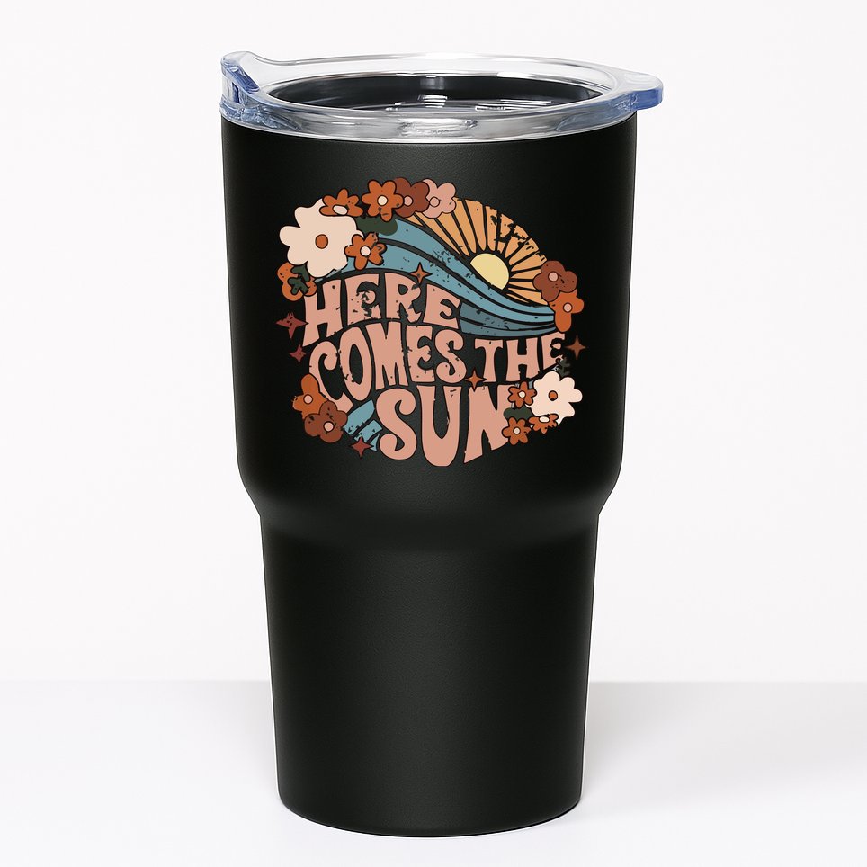 Here Comes The Sun Png Summer Tumbler