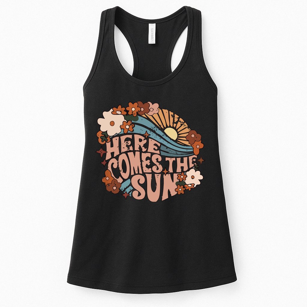 Here Comes The Sun Png Summer Womens Tank Top