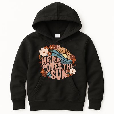 Here Comes The Sun Png Summer Kids Hoodie