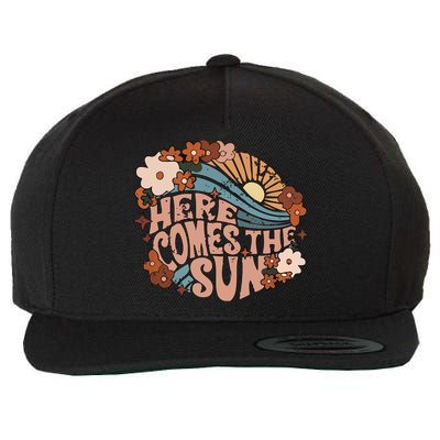 Here Comes The Sun Png Summer Wool Snapback Cap