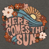 Here Comes The Sun Png Summer Cotton Canvas Backpack