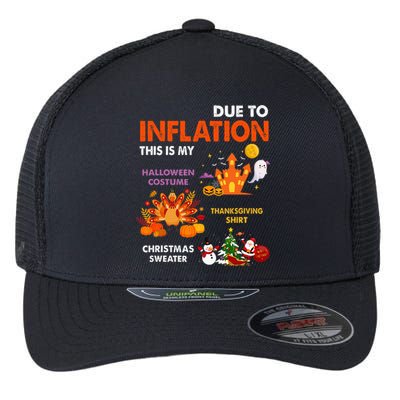 Halloween Costume Thanksgiving Ugly Christmas Flexfit Unipanel Trucker Cap