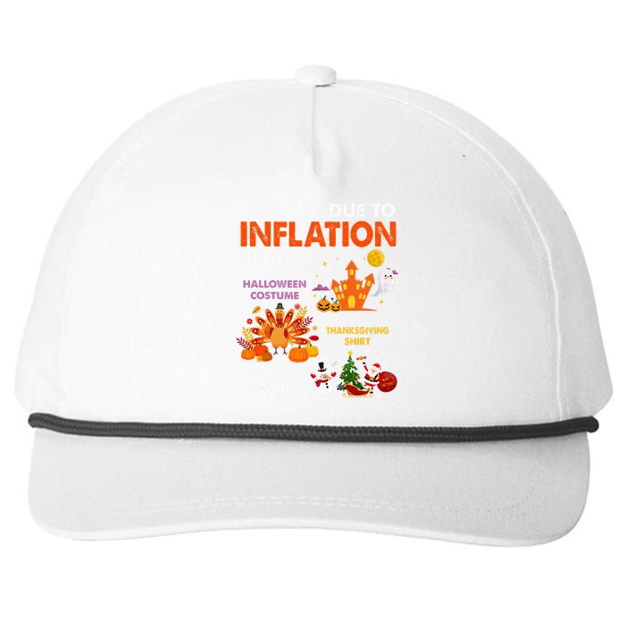 Halloween Costume Thanksgiving Ugly Christmas Snapback Five-Panel Rope Hat