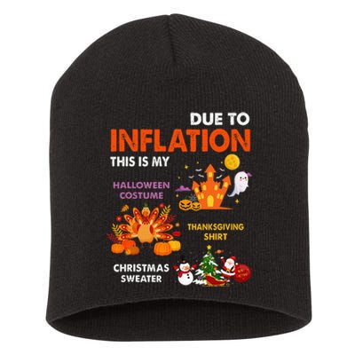 Halloween Costume Thanksgiving Ugly Christmas Short Acrylic Beanie