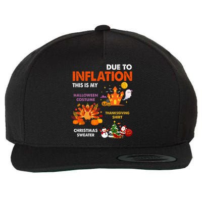 Halloween Costume Thanksgiving Ugly Christmas Wool Snapback Cap