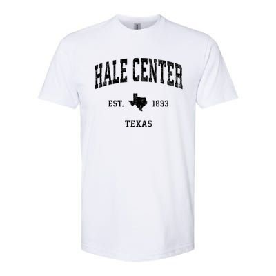 Hale Center Texas Tx Vintage Athletic Softstyle® CVC T-Shirt