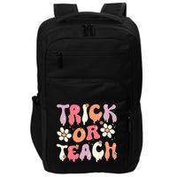 Halloween Costume Trick or Teach Ghost Groovy 70s Party Impact Tech Backpack