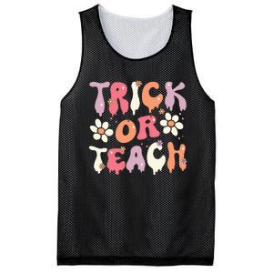 Halloween Costume Trick or Teach Ghost Groovy 70s Party Mesh Reversible Basketball Jersey Tank