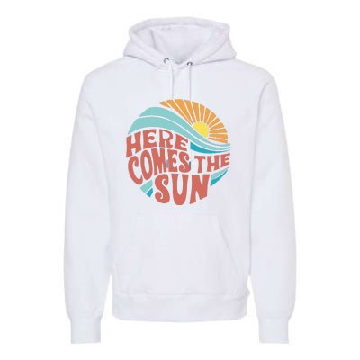 Here Comes The Sun Men Women Kids Baby Summer Beach Premium Hoodie