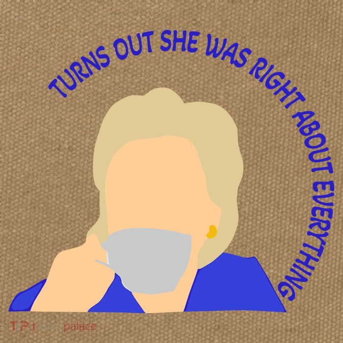Hillary Clinton Turns Out She Was Right About Everything Cotton Canvas Backpack