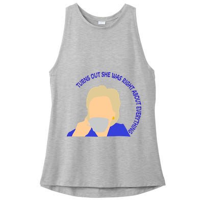 Hillary Clinton Turns Out She Was Right About Everything Ladies PosiCharge Tri-Blend Wicking Tank