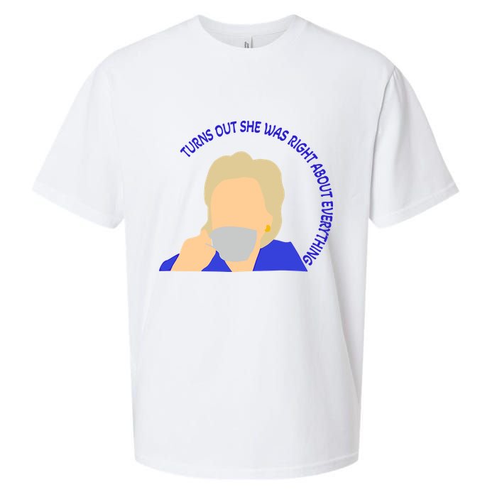 Hillary Clinton Turns Out She Was Right About Everything Sueded Cloud Jersey T-Shirt