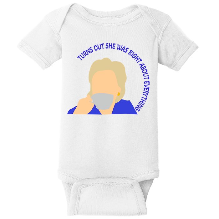 Hillary Clinton Turns Out She Was Right About Everything Baby Bodysuit