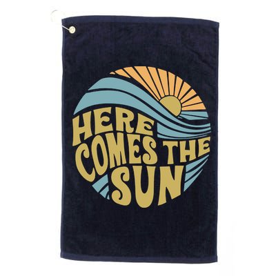 Here Comes The Sun Golf Towel