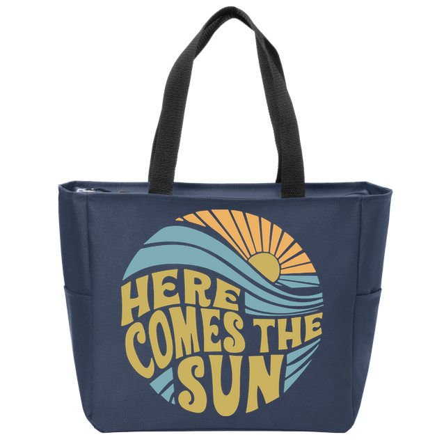 Here Comes The Sun Zip Tote Bag