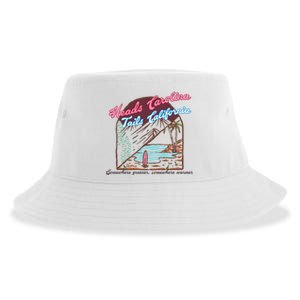 Heads Carolina Tails California Country Cowgirl Cowboy Sustainable Bucket Hat