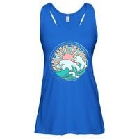 Here Comes The Sun Funny Summer Vacation Hawaii Beach Family Gift Ladies Essential Flowy Tank