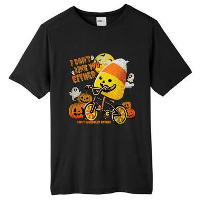 Halloween Costume Team Candy Corn I DonT Like You Either Tall Fusion ChromaSoft Performance T-Shirt