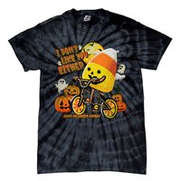 Halloween Costume Team Candy Corn I DonT Like You Either Tie-Dye T-Shirt