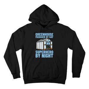 Horticulture Cultivation Temperature Greenhouse Manager Hoodie