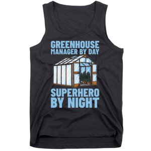 Horticulture Cultivation Temperature Greenhouse Manager Tank Top