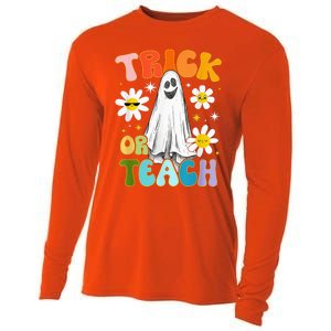 Halloween Costume Trick Or Teach Cooling Performance Long Sleeve Crew