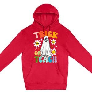 Halloween Costume Trick Or Teach Premium Pullover Hoodie